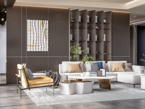 Living room interior scene 11 3D 模型