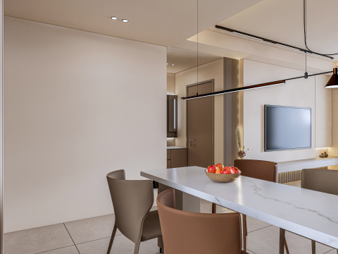 Living room interior scene 12 Model 3D