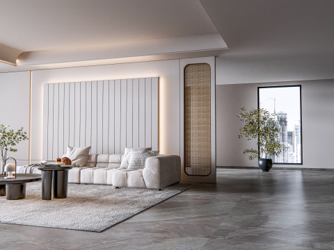 Living room interior scene 13 3Dモデル