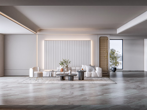 Living room interior scene 13 3Dモデル