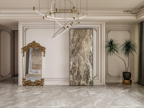 Living room interior scene 15 3D Model