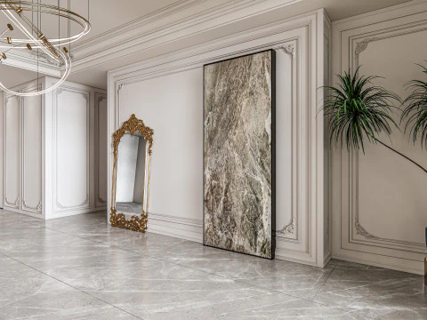 Living room interior scene 15 3D Model