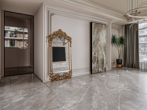 Living room interior scene 15 3D Model