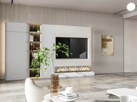 Living room interior scene 17 3D 模型