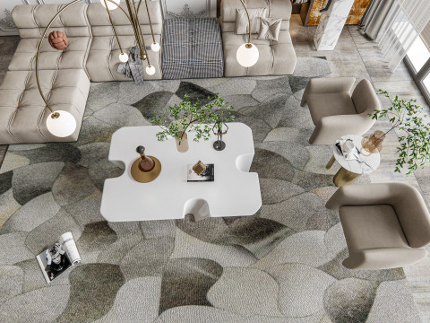 Living room interior scene 17 3D 模型