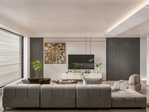 Living room interior scene 18 3D 模型