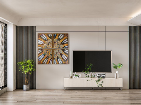 Living room interior scene 18 3D 模型