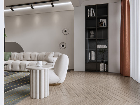Living room interior scene 19 3D 모델