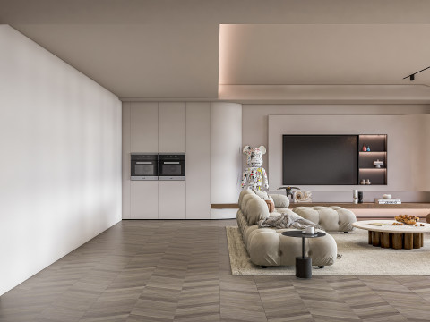 Living room interior scene 21 3D 모델