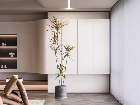 Living room interior scene 21 3D 모델