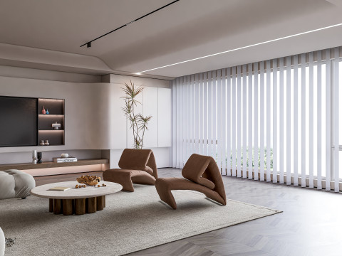 Living room interior scene 21 3D 모델