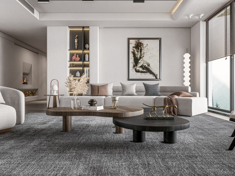 Living room interior scene 22 3D-Modell