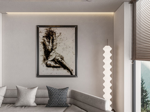 Living room interior scene 22 3D-Modell
