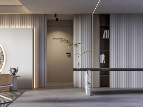 Living room interior scene 23 3D Model