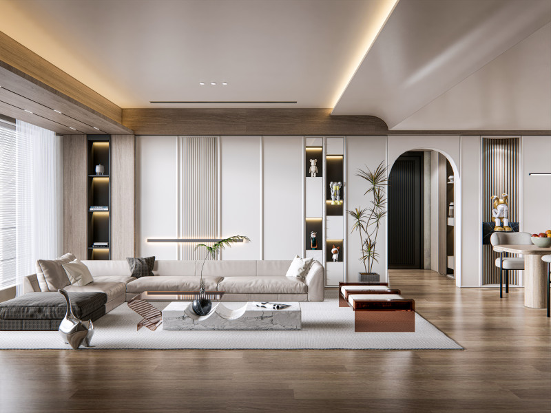 Living room interior scene 24 Model 3D .c4d .max .obj .3ds .fbx .stl .blend 