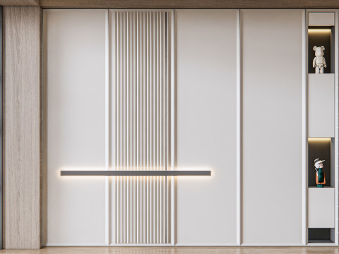 Living room interior scene 24 Model 3D
