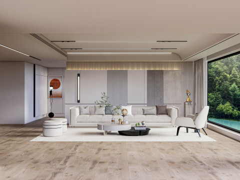 Living room interior scene 26 Modèle 3D