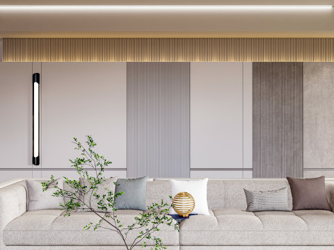 Living room interior scene 26 Modèle 3D
