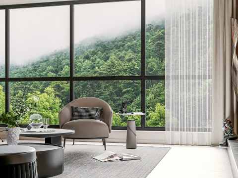 Living room interior scene 27 3D Model