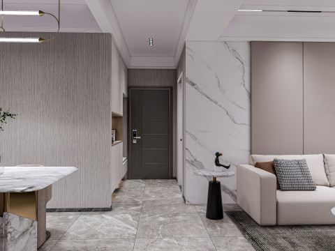 Living room interior scene 28 3D 모델