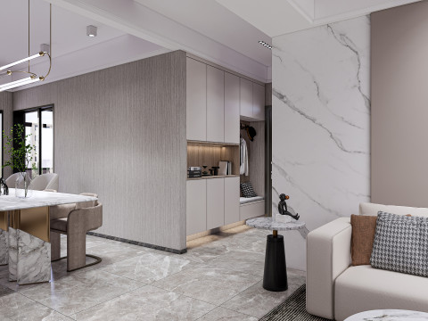 Living room interior scene 28 3D 모델