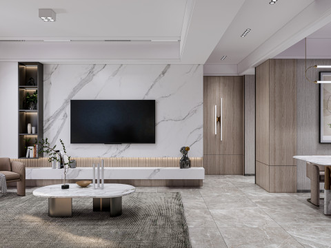 Living room interior scene 28 3D 모델