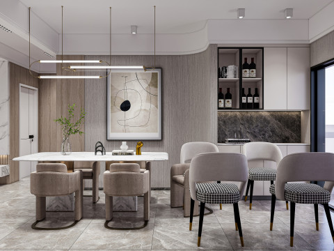 Living room interior scene 28 3D 모델