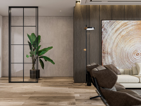 Living room interior scene 29 3Dモデル