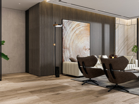 Living room interior scene 29 3Dモデル