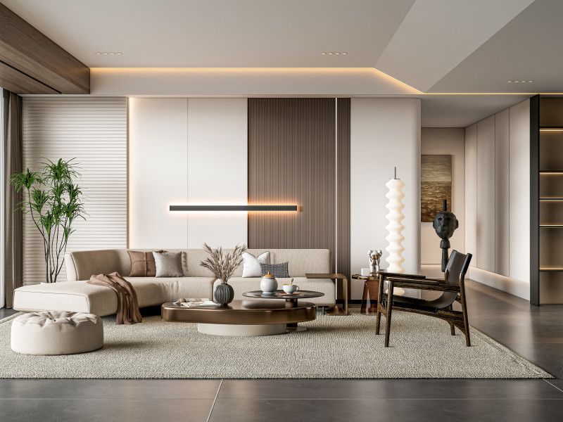 Living room interior scene 30 Modelo 3D .c4d .max .obj .3ds .fbx .stl .blend 