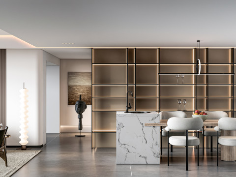 Living room interior scene 30 Modelo 3D