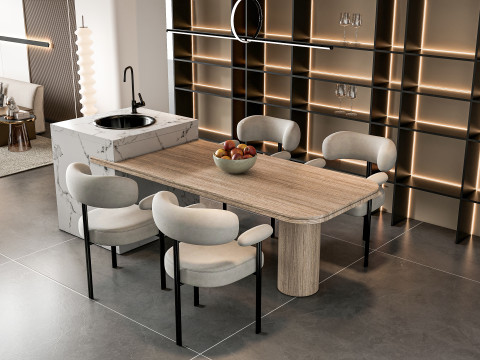 Living room interior scene 30 Modelo 3D