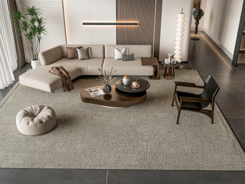 Living room interior scene 30 Modelo 3D