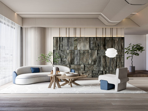 Living room interior scene 31 3Dモデル