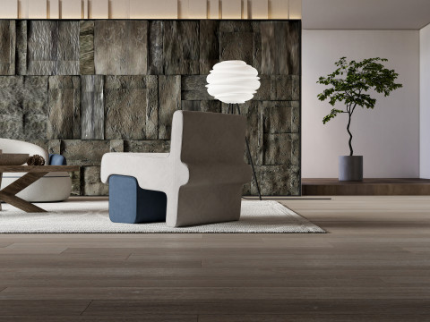 Living room interior scene 31 3D Model