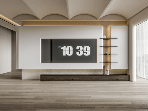 Living room interior scene 32 Modelo 3D