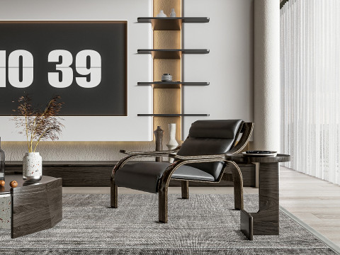 Living room interior scene 32 Modelo 3D