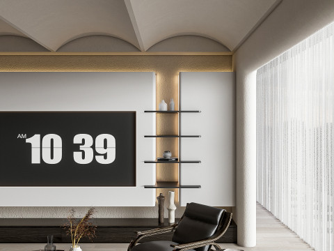 Living room interior scene 32 Modelo 3D