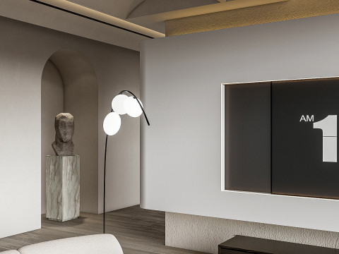 Living room interior scene 32 Modelo 3D