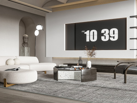 Living room interior scene 32 Modelo 3D