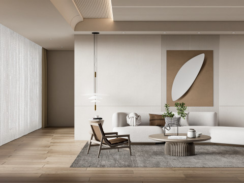 Living room interior scene 33 Modèle 3D