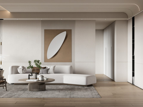 Living room interior scene 33 Modèle 3D
