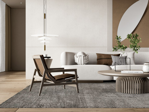 Living room interior scene 33 Modèle 3D