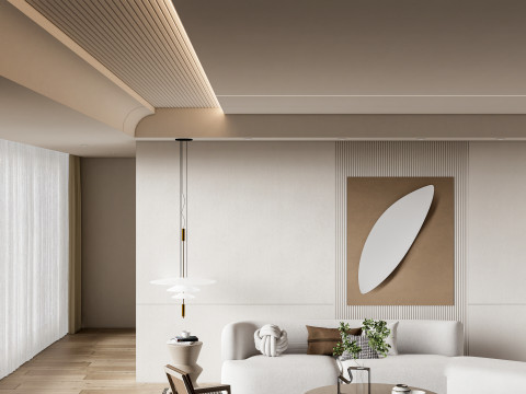 Living room interior scene 33 Modèle 3D