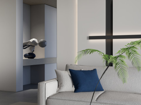 Living room interior scene 35 3D 模型