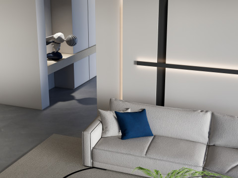 Living room interior scene 35 3D 模型