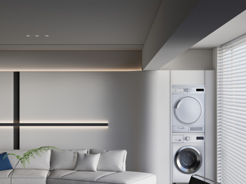 Living room interior scene 35 3D 模型