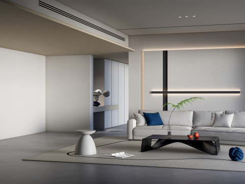 Living room interior scene 35 3D 模型