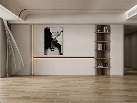 Living room interior scene 37 3D 模型