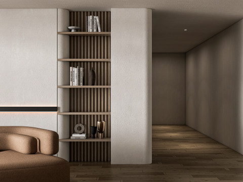 Living room interior scene 37 3D 模型